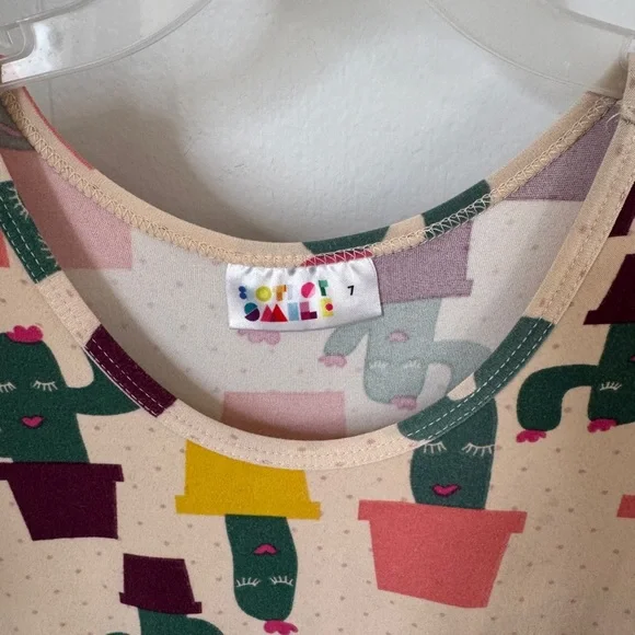 🌵✨ Dot Dot Smile Cactus Dress | Girls Size 7 ✨🌵 - Picture 4 of 12